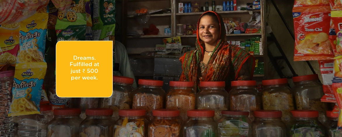 Svasti. Dreams fulfilled, at just Rs 500 per week